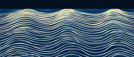 Blue wave texture on silk fabric, perfect for creating a light and airy atmosphere