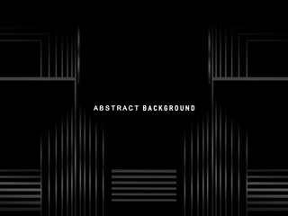 Abstract futuristic dark black background with modern design. Realistic 3d wallpaper with luxurious flowing lines. Elegant background for posters, websites, brochures, cards, banners, apps, etc.
