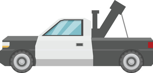 This tow truck is ready to help any motorist in need of assistance