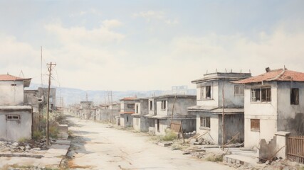 中国の廃墟の町_4