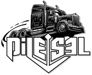 American Truck and Inscription Diesel