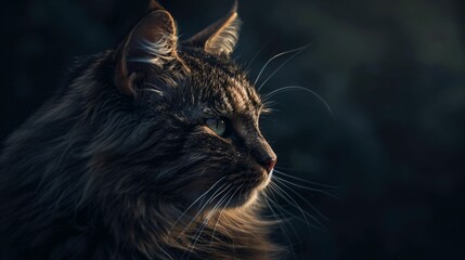 Profile of Majestic Cat