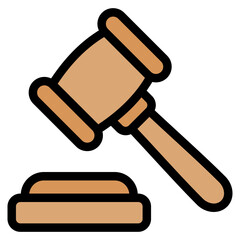 Gavel Icons For Design Elements 