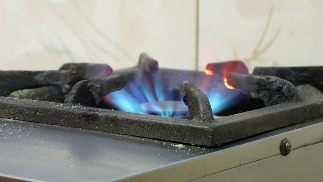 fish frying in oil in a pan