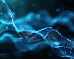 Advanced technology network enhancing wave particle connection in information technology