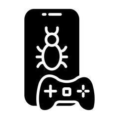 mobile game virus icon