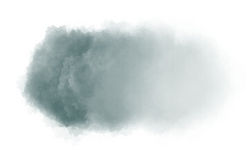 smoke on white background