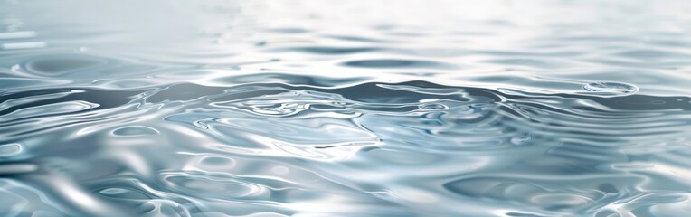 The water is calm and still, with ripples forming on the surface. Concept of tranquility and peacefulness