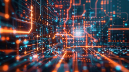 Circuit board background