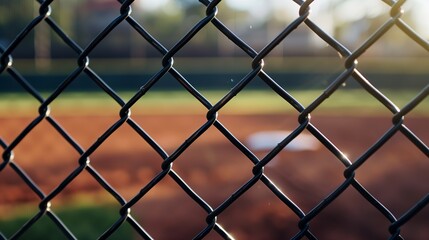 Fototapeta premium link fence