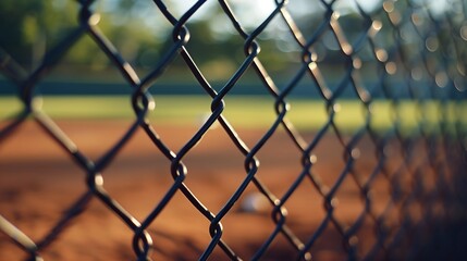 Fototapeta premium link fence