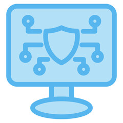 Cybersecurity Icons For Design Elements 