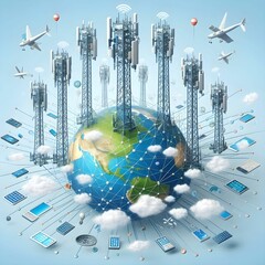 Communication Tower: Enhancing Mobile Network Communication for Seamless Connectivity and Reliable Communication Infrastructure Across Urban and Rural Areas.