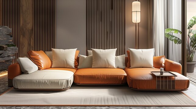 leather sofa inversion