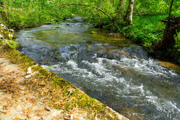 Hiking around Lalling in the Bavarian Forest, Ponds and Streams in this Area.
