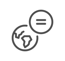 Efficiency and performance related icon outline and linear vector.