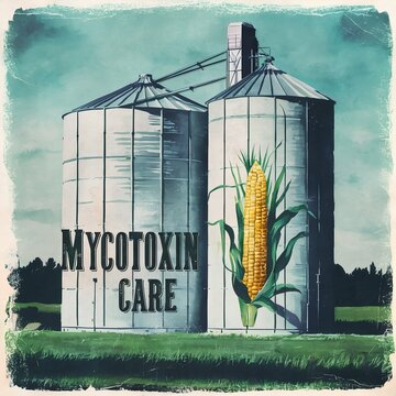 Silo corn feedmill, poultry animal feed industry, mycotoxin care