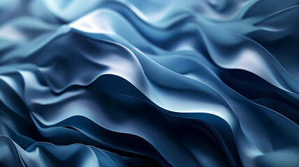 Obraz premium Blue satin background