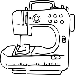 Sewing machine Sketch