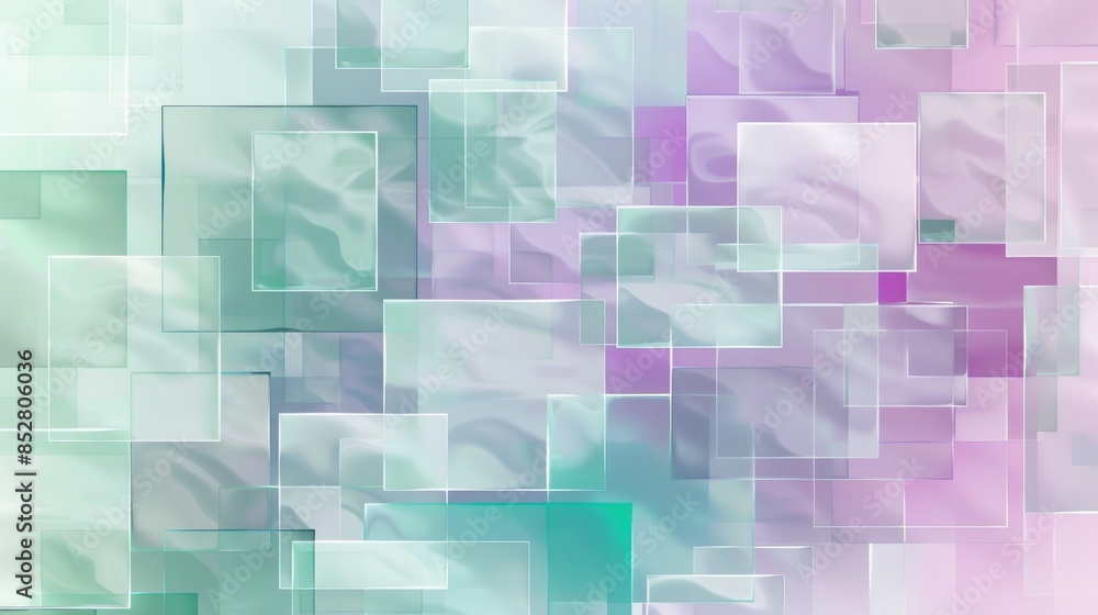 Poster A colorful background with many squares of different colors. The squares are arranged in a way that creates a sense of movement and energy. Scene is vibrant and dynamic