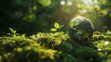 Green Earth Day Background