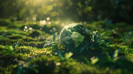 Green Earth Day Background