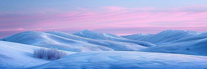 Winter landscape. Winter road and trees covered with snow