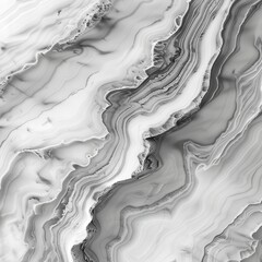 Detailed abstract patterns on a grey and white marble-like surface