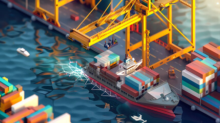 Third Party Logistics 3PL Transportation Export importing goods A service that combines warehousing and transportation. Delivery by air, road, sea