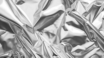 shiny aluminum foil surface texture