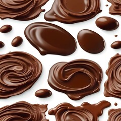 Fototapeta premium chocolate pattern