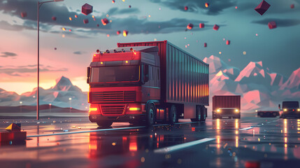 Third Party Logistics 3PL Transportation Export importing goods A service that combines warehousing and transportation. Delivery by air, road, sea