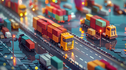 Third Party Logistics 3PL Transportation Export importing goods A service that combines warehousing and transportation. Delivery by air, road, sea