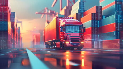 Third Party Logistics 3PL Transportation Export importing goods A service that combines warehousing and transportation. Delivery by air, road, sea