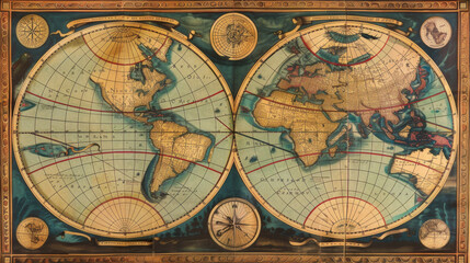 a image of a world map