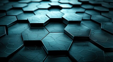 abstract background with hexagons