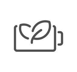 Obraz premium Batteries related icon outline and linear vector. 