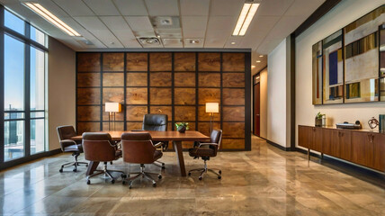 Fototapeta premium A regular office for business meetings.