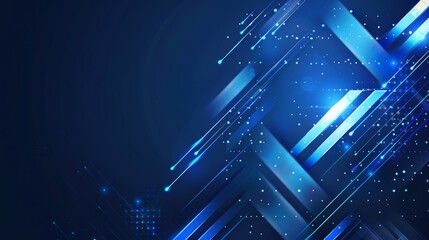 business entrepeneur technology arrow success growth dark blue color background, 16:9