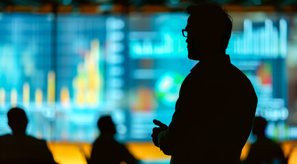 Innovative workspace with virtual data and collaborative business activities