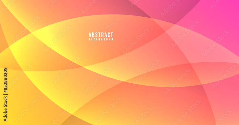 Poster 3d colorful abstract background overlap layer on bright space with waves effect decoration. minimali