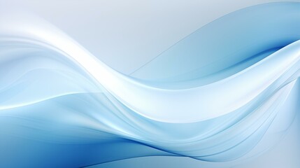 Obraz premium Blue and white abstract waves background