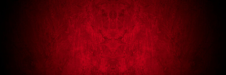 Old wall texture cement black red  background abstract dark color design are light with white gradient background.