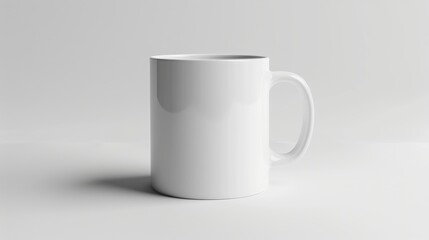 Fototapeta premium Isolated white mug