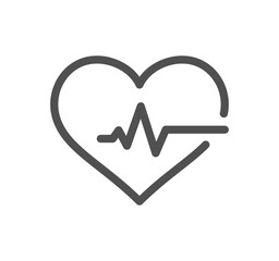 Hospital and medical care related icon outline and linear vector.
