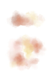 赤色の水彩テクスチャ背景