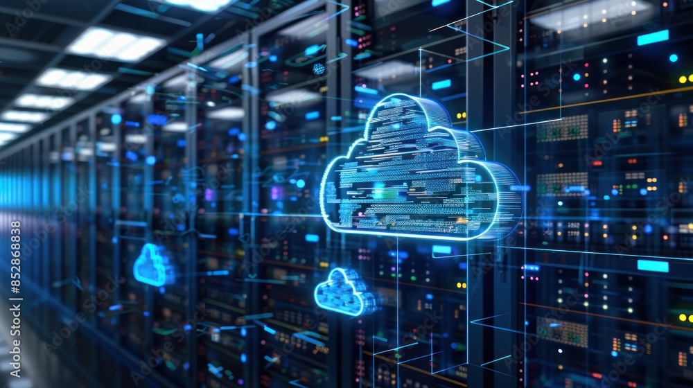 Poster cloud computing data center