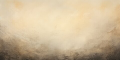 Abstract Foggy Landscape in Warm Tones