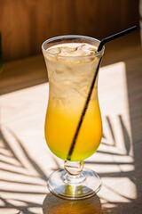 summer cocktail on the terrace