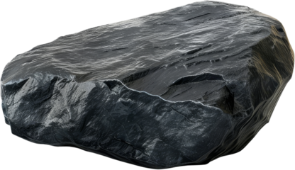 black stone clipart, rock, png, transparent background, cut out background, di cut